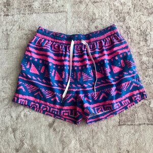 Chubbies Swim Shorts Geometric Aztec Size Medium 4 Inch Inseam